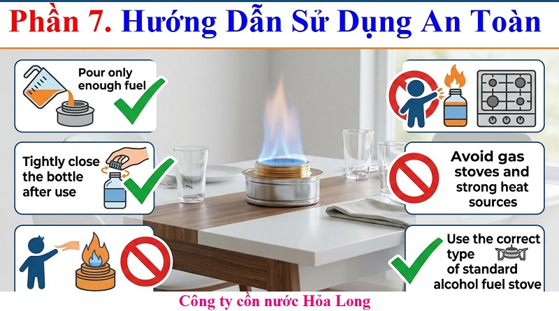 Cồn Nước Đốt Bếp Có An Toàn Cho Sức Khỏe Không?